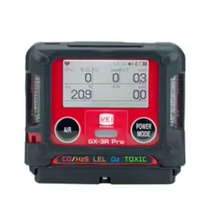 เครื่องตรวจจับก๊าซดิจิตอลแบบพกพา GX-3R Pro 5-in-1 พร้อมการสื่อสารแบบไร้สาย ตรวจจับก๊าซไวไฟและก๊าซคาร์บอนไดออกไซด์ พร้อมระบบแจ้งเตือน CO และหน้าจอ LCD - Product Image 3