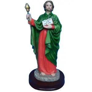 Resina personalizzata nostra signora di Lourdes san vergine maria statua figura 6 pollici statua