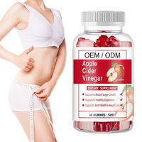 Complément alimentaire en gommes au vinaigre de cidre de pomme avec oligo-éléments OEM ODM
