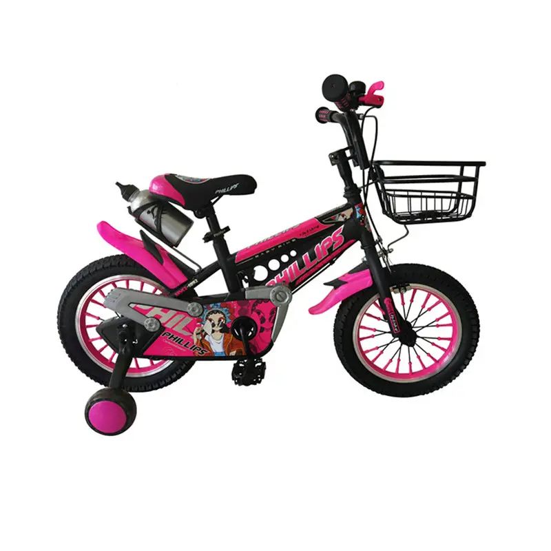 Bicicleta infantil com estrutura de aço para crianças, bicicletas Phillips em várias cores, venda por atacado