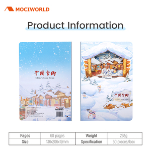 2025 phong cách mới tùy chỉnh băng và tuyết Thế Giới điêu khắc máy tính xách tay giấy bìa sáng tạo notepad Quà Tặng - Product Image 6