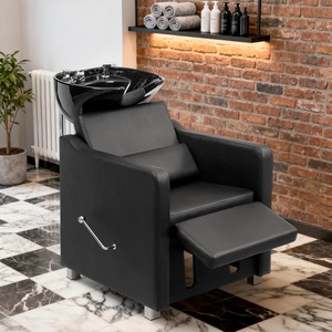 Factory Direct Sale High-<b>end</b> Customizable Adjustable Foot Lift Barber Shop Massage Shampoo <b>Bed</b> - Product Image 2