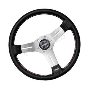 JDM Car Styling Drift Racing Volante Alta Qualidade Modificado Couro Rally Volante Decoração Do Carro Auto Acessórios - Product Image 3