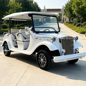 Voiture électrique de luxe vintage 5-7 places, voiture de mariage rétro classique pour hôtels, complexes hôteliers et villas - Product Image 1