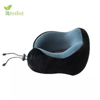 Oreiller de voyage ergonomique en mousse à mémoire de forme en forme de U Coussin de relaxation orthopédique cervical Soutien du sommeil en avion avec soulagement de la douleur corporelle