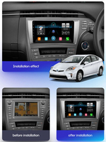 Reproductor de Radio para coche con pantalla táctil de Audio Android estéreo Multimedia de cuatro núcleos para Toyota Prius 3 XW30 (volante a la derecha) 2009-2015