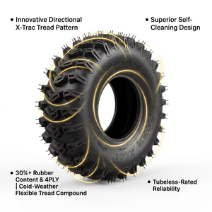 Pneumatici 15x5.00-6, 15x5x6 Tubeless, 4 tele, per motocoltivatori, tosaerba, spazzaneve, trattori agricoli, scavatrici - Product Image 5