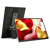 Moniteur portable professionnel 16 pouces 1200P FHD pour ordinateur portable, deuxième écran avec support rotatif à 360° pour les voyages, les affaires et le bureau