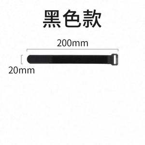 Sangle de fixation à boucle auto-agrippante en nylon de haute qualité avec boucle en plastique - Product Image 2