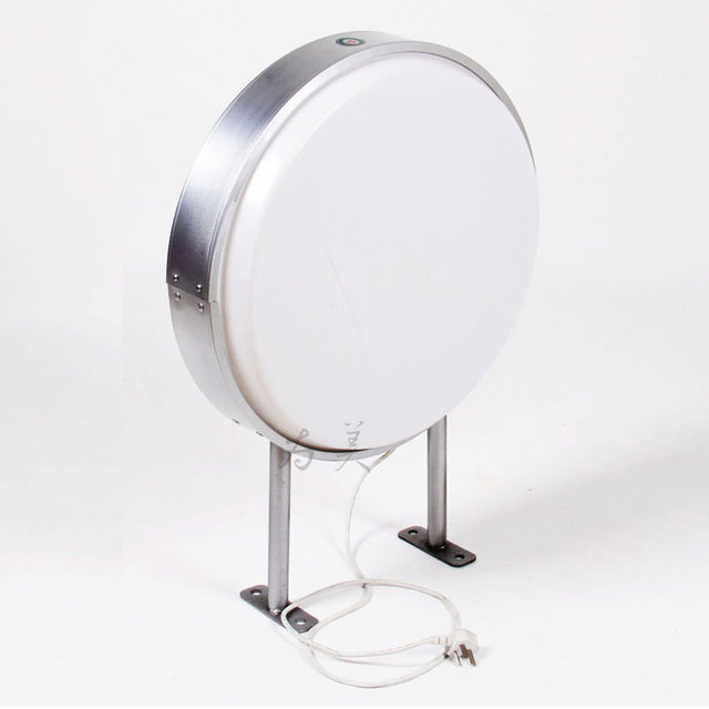 Outdoor Wall Mounted Waterproof High Brightness Electronic Lighting Advertising Acrylic Sign LED Round Light Box