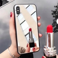 Casing Cermin Anti Air Terbaru untuk iPhone 11, Casing HP Kulit Bahan Tahan Lama Buatan Tangan, Cover HP iPhone X