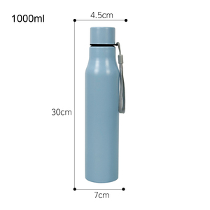 Bouteille d'eau isotherme en acier inoxydable de 500 ml à paroi simple, promotionnelle, multi-canaux, 2025, logo personnalisé en vrac, thermos - Product Image 4