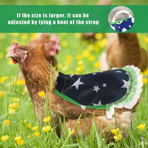 เสื้อโค้ทสำหรับสัตว์เลี้ยงไก่อานทรงไก่ยืดหยุ่นมีปีกด้านหลัง - Product Image 4