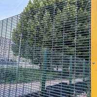 358 Hoge Beveiliging Doorzichtbare Omheining Anti-Snij Anti-Klim voor Industriegebied Zwaar Gewalst 358 Gelast Hekwerk Dichte Gat Beveiligingsnet