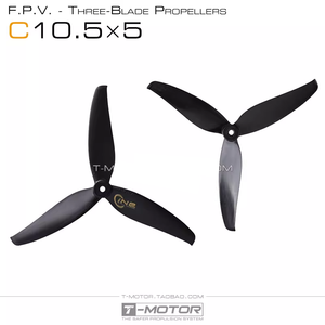 T-MOTOR C8.5 C9.5 C10.5" FPV RC <b>Drone</b> Three-blade Propeller Use for UAV Fpv <b>Drone</b> Parts - Product Image 3
