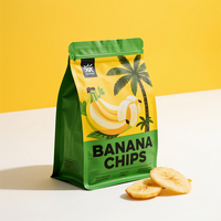 Emballages personnalisés pour snacks de plantains, sachets Ziplock, emballages pour Cheetos, sachets Mylar pour chips de banane et de pomme de terre