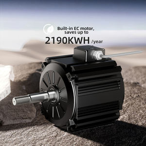 370w 220v 고토크 브러시리스 DC 모터 방수 온실 환기 모터 BLDC EC 모터 습도 조절 팬용 - Product Image 1