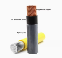 Cable THHN 250MCM 350MCM 500MCM 750MCM 1000MCM Conductor de cobre, aislamiento de PVC 600V Cable de construcción para cableado eléctrico