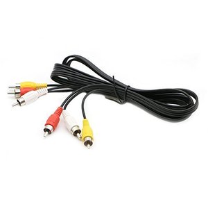 Cable Compuesto AV de 3 RCA, Cable de Audio y Video Macho a Macho de 6 Pies para Reproductor de DVD, TV, Cine en Casa, Directo de Fábrica, CE RoHS - Product Image 2