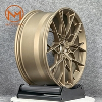 Jantes de voiture de tourisme Maxtera en bronze forgé sur mesure, style FF10, pour BMW, Audi, Mercedes-Benz, Porsche, Tesla, Range Rover, Lexus, jantes en alliage