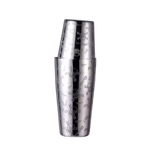 Usine Offre Spéciale 304 Acier Inoxydable Cocktail Shaker 18/28 <span class=keywords><strong>Oz</strong></span> Fond Gravé Boston Barman Outils Pour La Fête À La Maison Et <span class=keywords><strong>Bar</strong></span> - Product Image 4
