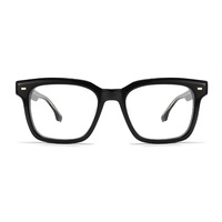 Produits très demandés Nouvelles montures de lunettes de vue unisexes tendance en acétate transparent anti-lumière bleue à motif floral