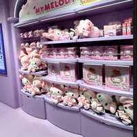 Comptoirs d'exposition personnalisés à LED, écologiques, pour les magasins de jouets tendance