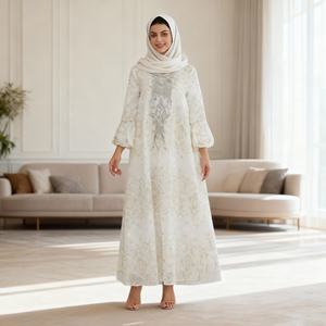 Ceinture en tulle à paillettes élégante Abaya Style moderne Dubaï Nouveau design pour femmes musulmanes - Product Image 3