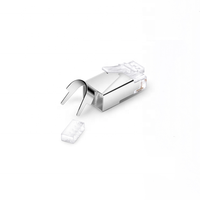 Connecteur RJ45 Ethernet 8 broches, prise modulaire SFTP Cat7 8P8C, connecteurs mâles pour câble réseau - Catégorie de produit
