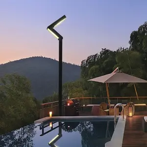 Luz de inundación solar led pole Street 1000W con sensor para exteriores en ciudades inteligentes