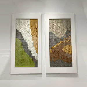 Bán Buôn Hiện Đại Khung Hình Nghệ Thuật Bức Tranh Tường Khách Sạn Tác Phẩm Nghệ Thuật Đơn Giản Đóng Khung 3D Khắc Cứu Trợ Trừu Tượng Biểu Tượng Tùy Chỉnh 100Pcs - Product Image 1