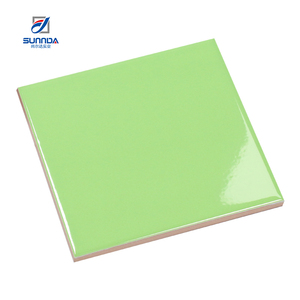 Bề mặt bóng loáng chống bẩn màu sắc tinh khiết tàu điện ngầm gạch ốp tường nội thất cho căn hộ phòng tắm nhà bếp kích thước nhỏ 15x15 10x10 - Product Image 6