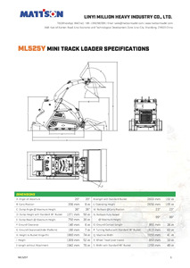 Paten Milik 25HP EPA Disetujui <span class=keywords><strong>Mini</strong></span> Track Skid Steer <span class=keywords><strong>Loader</strong></span> ML525Y - Product Image 6