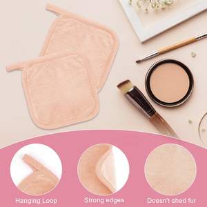 Serviettes démaquillantes en microfibre ultra douces et réutilisables pour tous les types de peau, serviettes de visage parfaites pour les femmes - Product Image 2