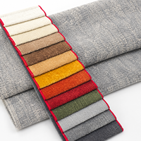 Tissu d'ameublement en chenille tissée 100 % polyester, multicolore, de luxe, épais, écologique, pour canapé et coussin, vente en gros