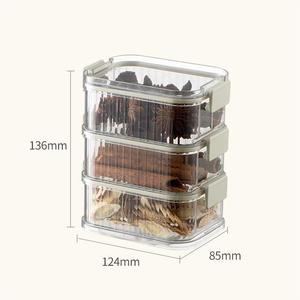 High Quality Transparent 3L PE <b>Plastic</b> Europe Style Food <b>Storage</b> Container Flip Top Lid Eco-Friendly Dustproof Large Giveaways - Product Image 4