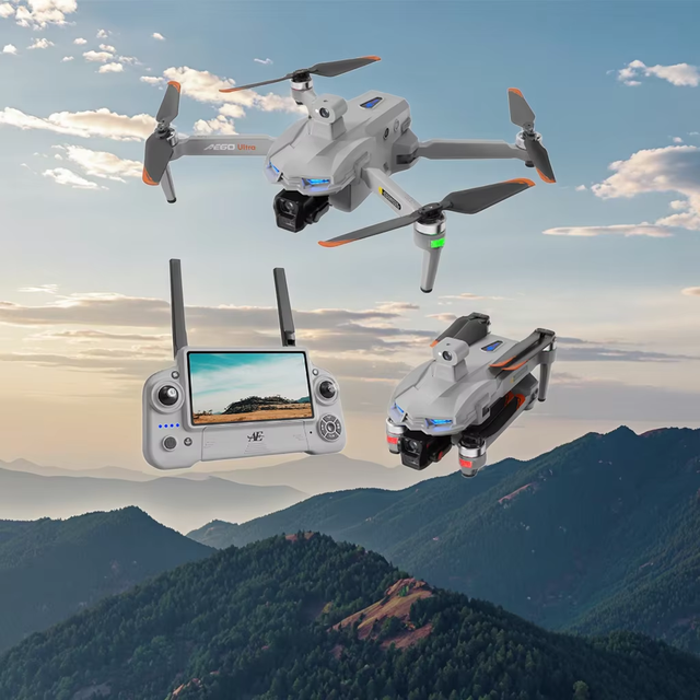 AE60 Ultra High Quality GPS Drone with 4K Professional Camera Long Distance 3 Axis Gimbal 10km FPV Dron Screen Touch Cheap