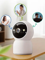 Caméra de vision nocturne ultra-claire pour la maison, sans fil, WiFi, carte mémoire et stockage dans le cloud, interphone vocal à distance pour téléphone portable, mini caméra