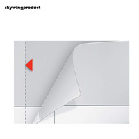 Cahier professionnel à Double fil Skywing 9 1/2x6 5/8 pouces 80 feuilles couverture en papier ligné pour le travail
