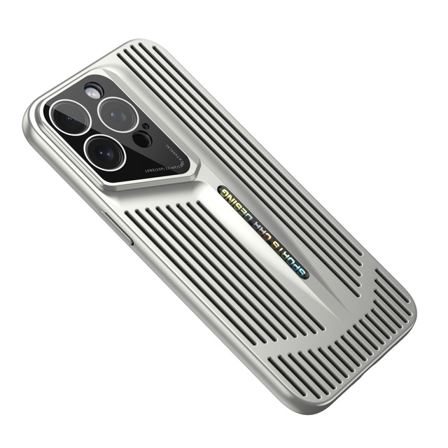 2024 Hot Sales Shockproof PC Acrylic Sheet Phone case With Heat Dissipation Phone case for Iphone 16 15 14 13 Pro Max