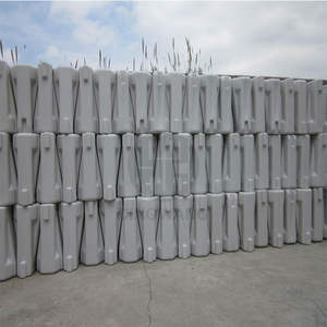 डिंगटियन लंबाई 2000 मिमी h800mm प्लास्टिक नारंगी पीली रोड जर्सी बैरियर ट्रैफिक बैरिकेड - Product Image 4