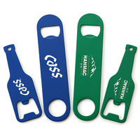 Échantillon gratuit ouvre-bouteille de vin porte-clés Logo personnalisé ouvre-bouteille Sublimation acier inoxydable métal plat ouvre-bouteille de bière