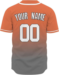 Camiseta de béisbol de malla para hombre, personalizada con el nombre del equipo, 100% poliéster, de secado rápido, transpirable, con cuello en V, de alta calidad, estilo urbano, venta al por mayor de fábrica - Product Image 6