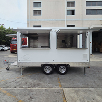 Chariot de café mobile, chariot à hot-dogs, remorque à pizza entièrement équipée, camion à glaces, camion de boulangerie, camion de tacos, camion de shawarma, camion de churros, camion de restauration