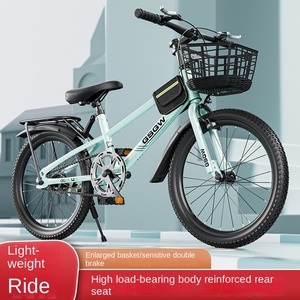 Vélo de montagne pour enfants, garçons et filles de 7 à 17 ans, frein double V, 20/22/24 pouces, cadre rigide en acier au carbone, 6 kg - Product Image 4