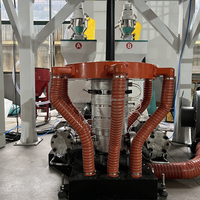 Machine soufflante de film de HDPE de couche d'ABA trois/machine soufflée de film de HDPE pour des sacs de transporteur de supermarché