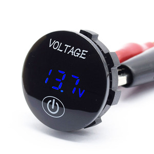 Voltímetro <span class=keywords><strong>digital</strong></span> a prueba de agua 12V 24V LED verde con Interruptor táctil <span class=keywords><strong>para</strong></span> barco marino RV - Product Image 2