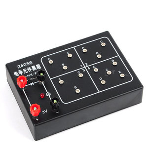24056 Composants Électriques : Boîte Noire pour l'Enseignement de la Physique et les Instruments d'Exploration des Composants Électriques à l'Intérieur du Noir - Product Image 3
