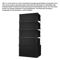 Double enceinte active bidirectionnelle de 12 pouces pour l'extérieur, étanche, 1800W Line Array Enceintes professionnelles Line Array