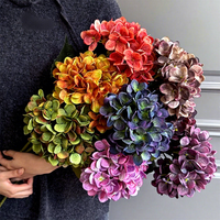 Bunga Hydrangea Buatan 68*16 cm Kualitas Tinggi, Sentuhan Realistis, Tangkai Tunggal, Mirip Asli
